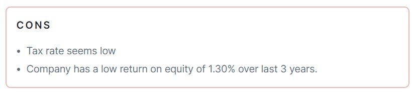 Tata Investment Corporation Ltd