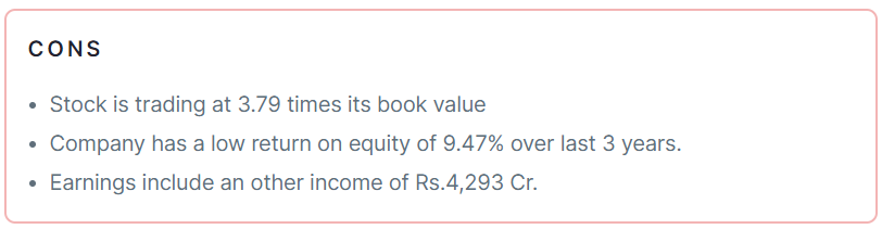 cons of tata power